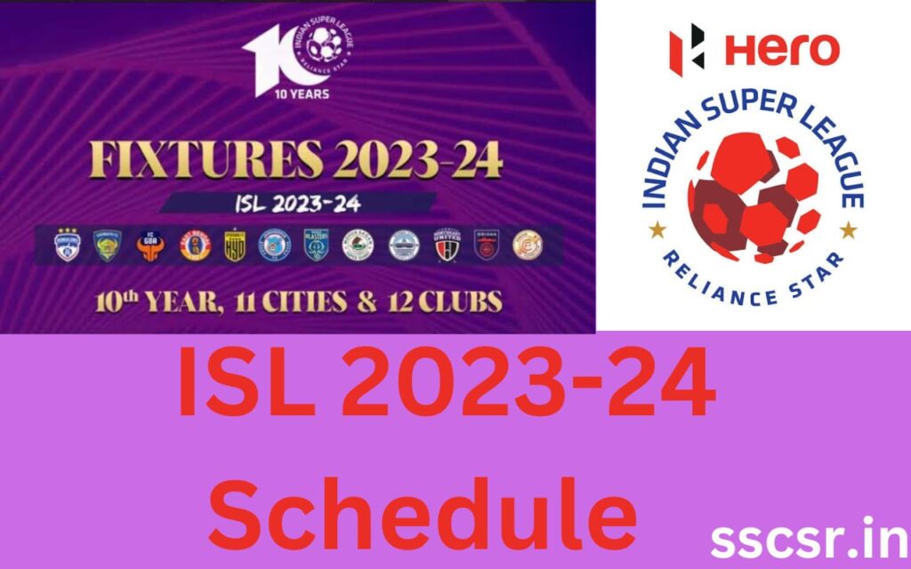 ISL 202324 Schedule, Timetable, Results, fixtures and match details
