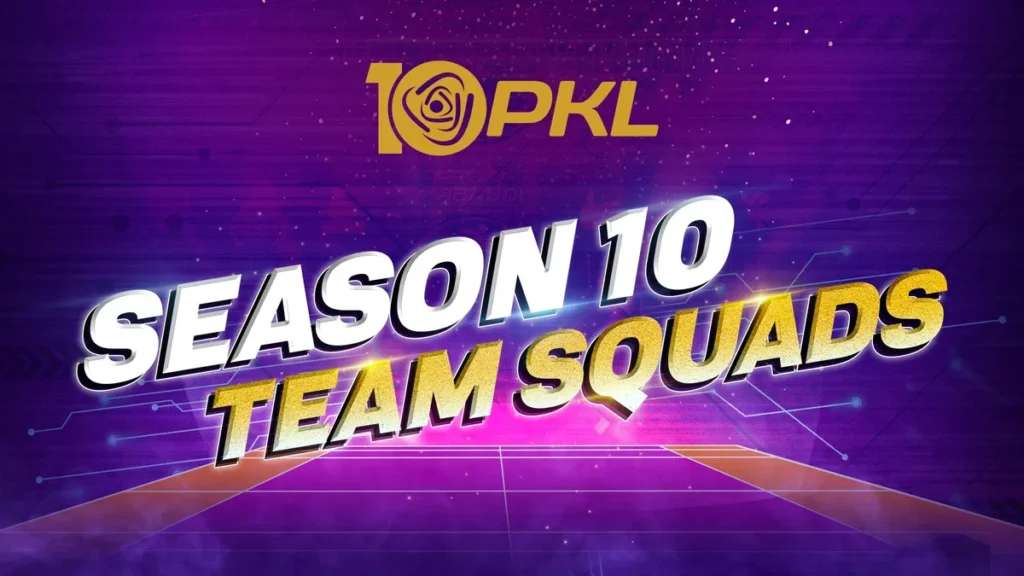 Vivo Pro Kabaddi 2023 (Season 10) Team Squads 