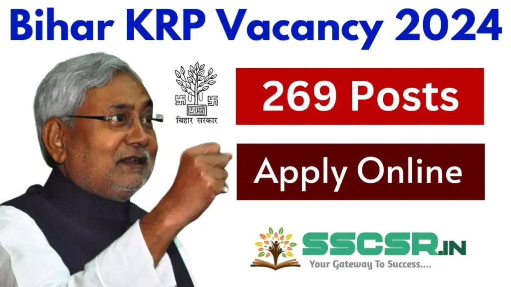 Bihar KRP Vacancy 2024 (Apply Now), Bihar Block Level Bharti, Check