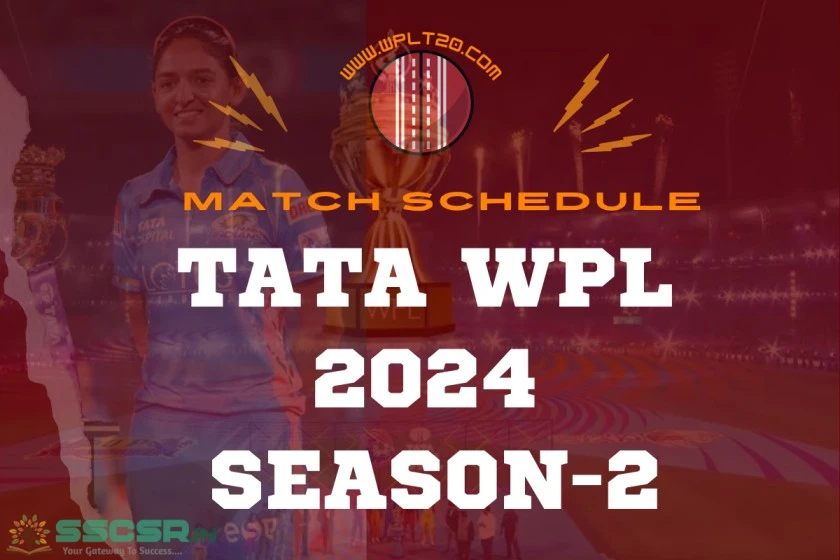 TATA WPL 2024 Season2, Teams, Squad, Match Date & Live Streaming » SSCSR