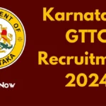 Karnataka GTTC Recruitment 2024