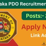 Karnataka PDO Recruitment 2024
